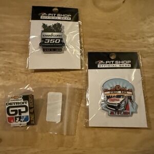 NASCAR Racing Pin Lot Chicago Street Race Detroit GP Iowa 350 Pins